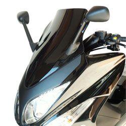 BY133RCFN - Bullster Windshield/Windscreen For Yamaha XP 500 T-Max 2008-2011 48 cm (18-7/8") - Black Smoke