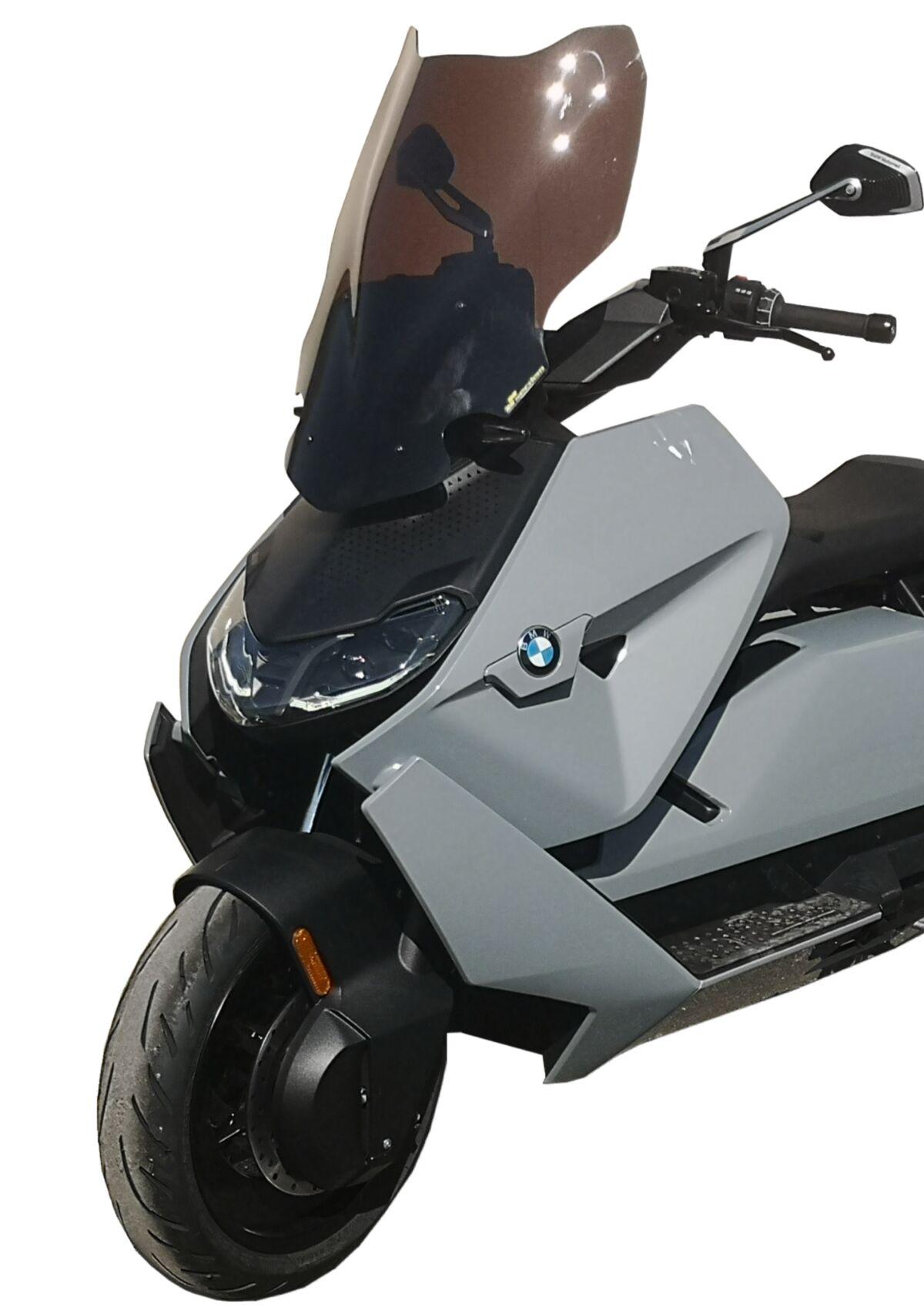 BB103HPFG - Bullster Windscreen For BMW CE 04 2022-2024 58.5 cm (23") - Grey Smoke