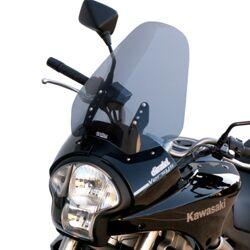 Bullster Gray Smoke Bk085hpfg - Windshield/Windscreen For Kawasaki Kle 650 2007-2009 41 Cm (16-1/8") - Grey Smoke
