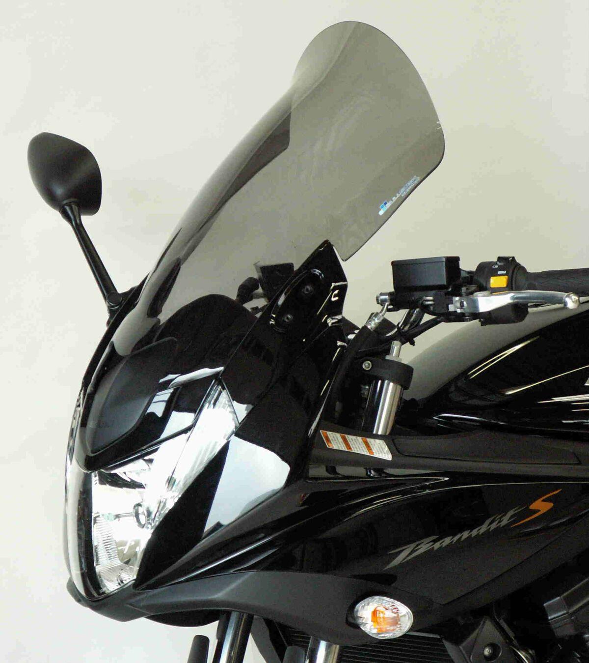 BS120HPFN - Bullster Windshield/Windscreen For Suzuki GSF 650S 51 cm (20") - Black Smoke