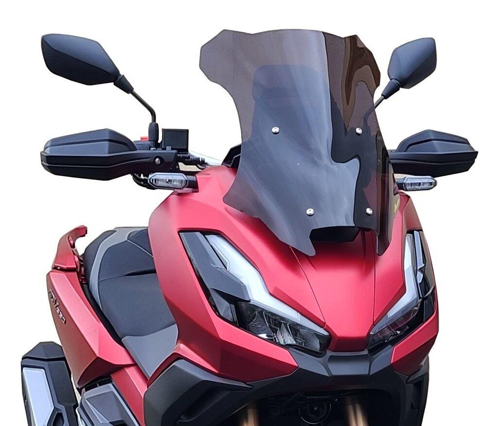 BH206RCFN - Bullster Windshield/Windscreen For Honda ADV 350 2023-2024 - Black Smoke