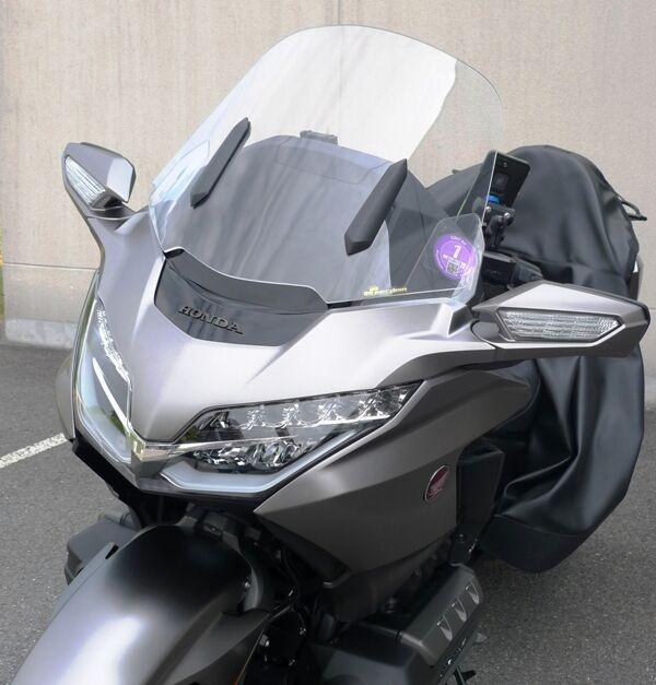 BH190GTIN - Bullster Windshield/Windscreen For Honda GL 1800 2018-2024 - Clear