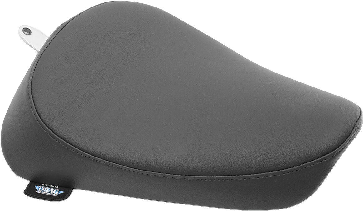 0804-0613 - Drag Specialties Front Solo Vinyl Seat For Harley Davidson XL 1200 C 1996-2003 - Black