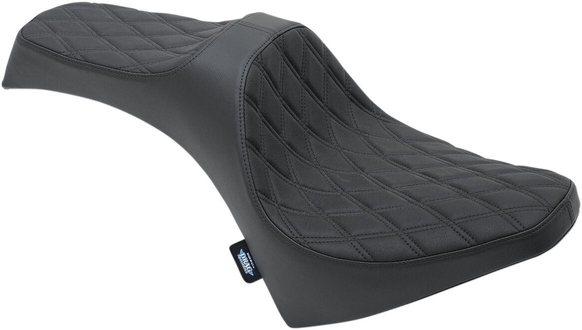 0810-2119 - Drag Specialties Predator III Seat For Indian Scout 60 2016-2022 Double Diamond - Black