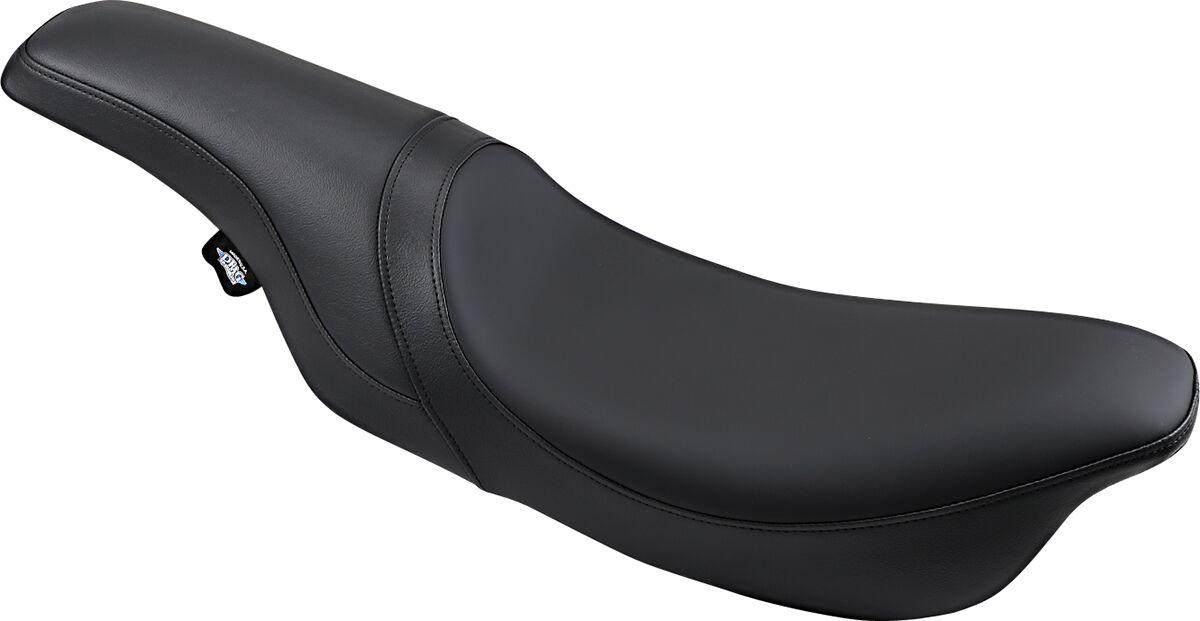 0801-0212 - Drag Specialties Predator Smooth Seat For Harley Davidson FLHR 1340 1997-1998 - Black