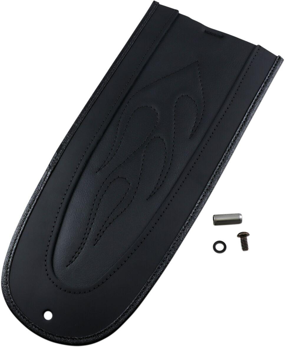 1405-0149 - Drag Specialties Fender Skin For Harley Davidson FLST 1450 2006 Rear - Black/Flame