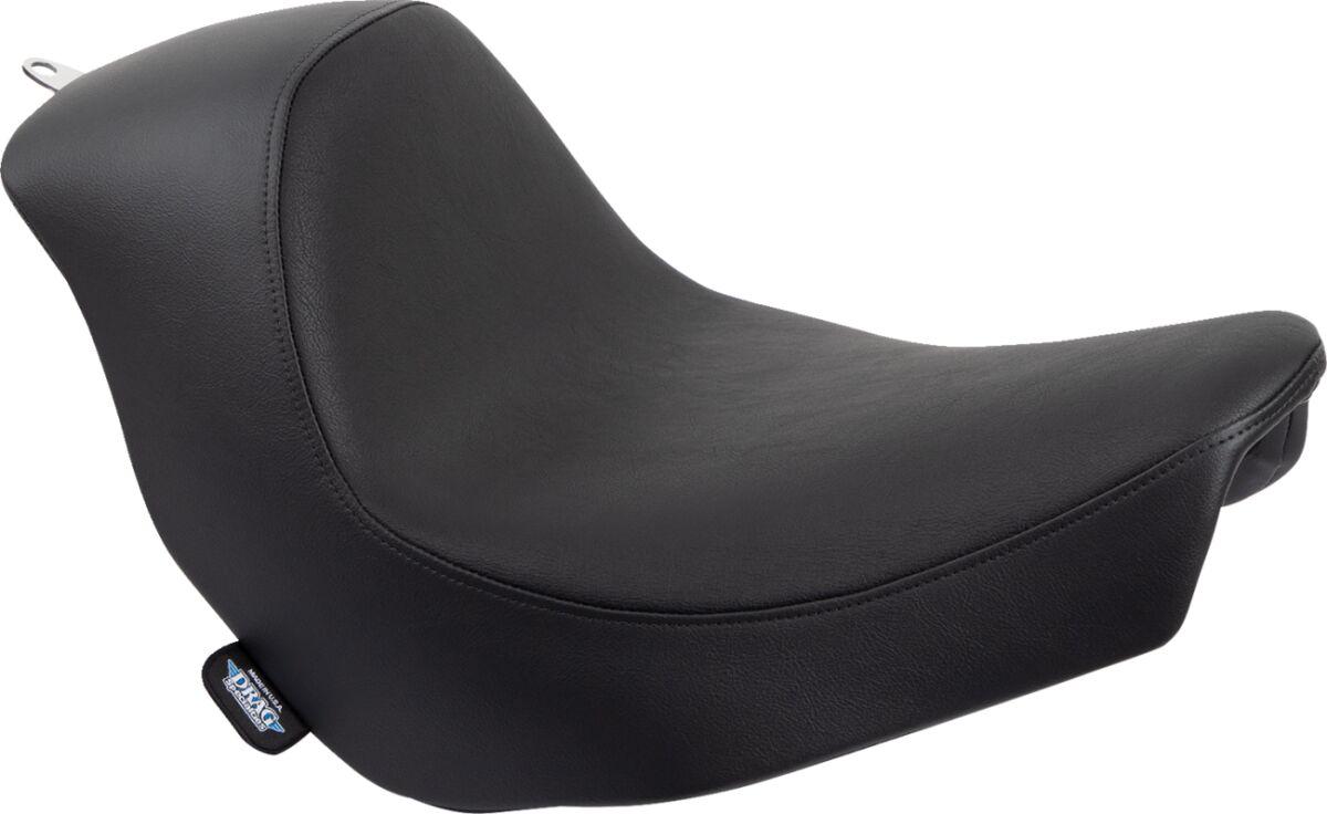 0802-1512 - Drag Specialties Solo Seat For Harley Davidson FLSB 1750 2018-2020 Smooth - Black