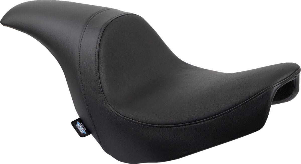 0802-1516 - Drag Specialties Predator Seat For Harley Davidson FLSB 1750 2018-2021 Smooth - Black