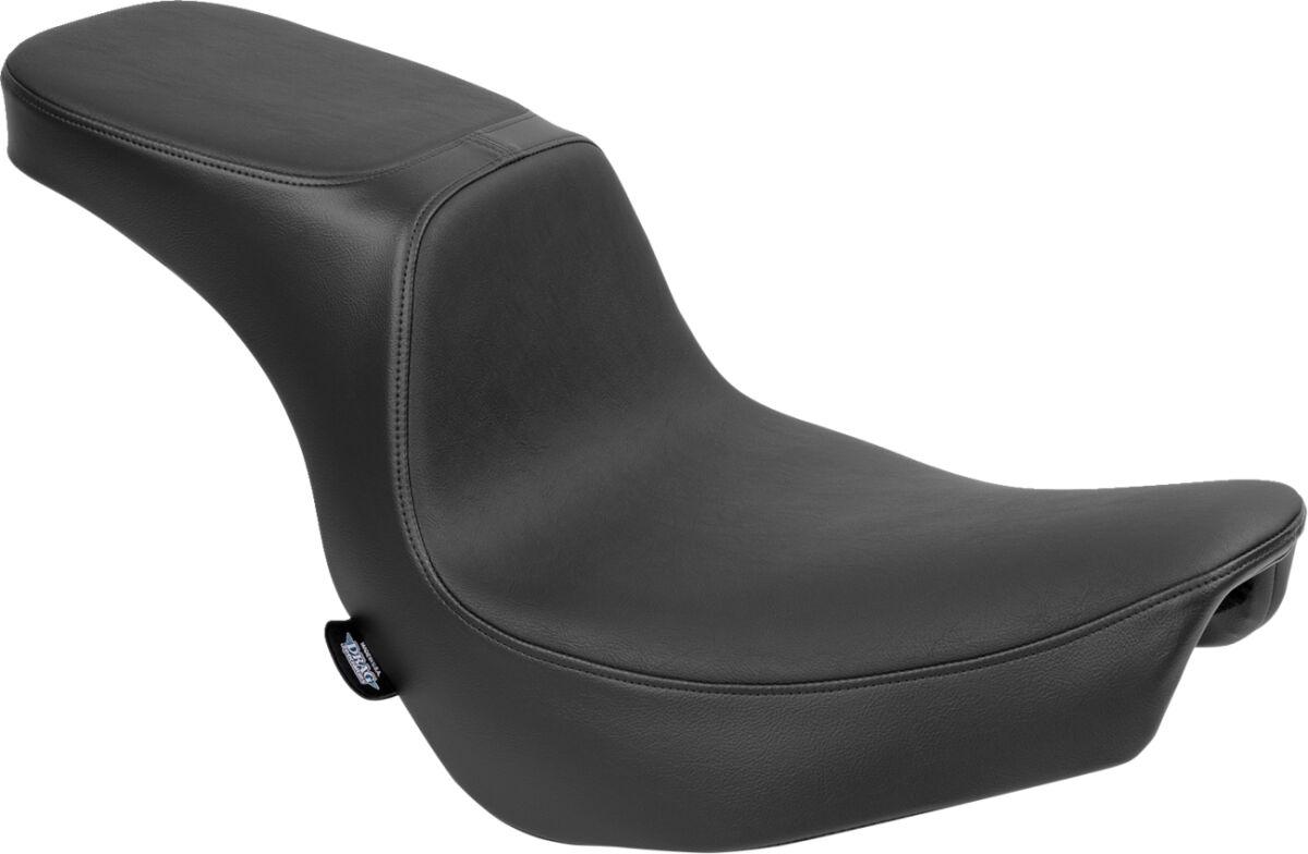 4688A - Drag Specialties Performance Predator 2 Up Seat For Harley Davidson FLSB 1750 2018-2021 Smooth - Black