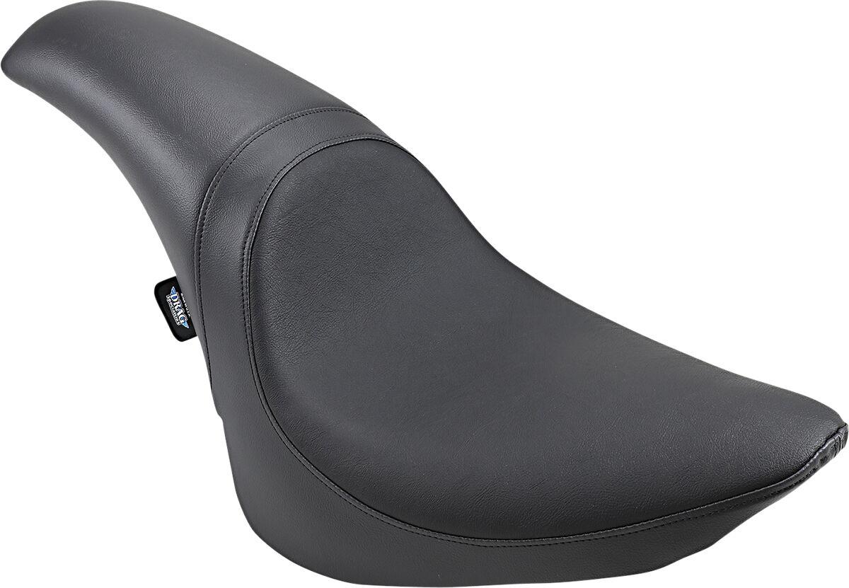 0802-0927 - Drag Specialties Predator Smooth Seat For Harley Davidson FLST 1340 1987-1990 - Black