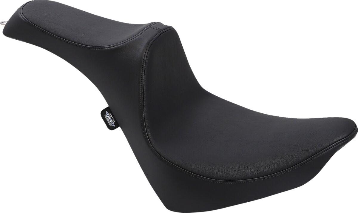 0802-1144 - Drag Specialties Predator III Smooth Seat For Harley Davidson FLDE 1750 2018-2020 - Black