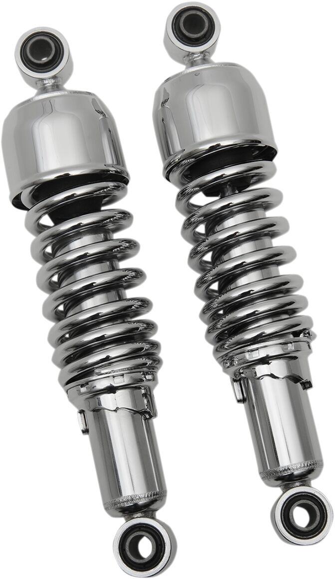 C16-0121 - Drag Specialties Replacement Shock Absorber For Harley Davidson XL 1200 C 2004-2020 Rear 292.00 mm (11.50") - Black/Chrome