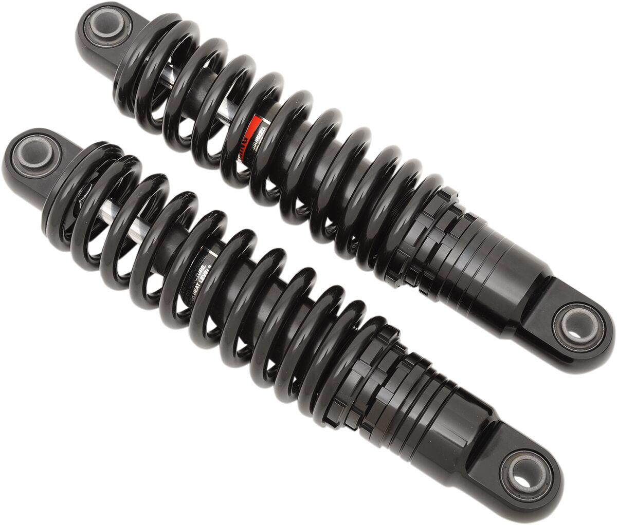 C16-0150B - Drag Specialties Premium 10.5" Shocks For Harley Davidson XL 1200 C 2004-2020 Rear 267.00 mm (10.50") - Black