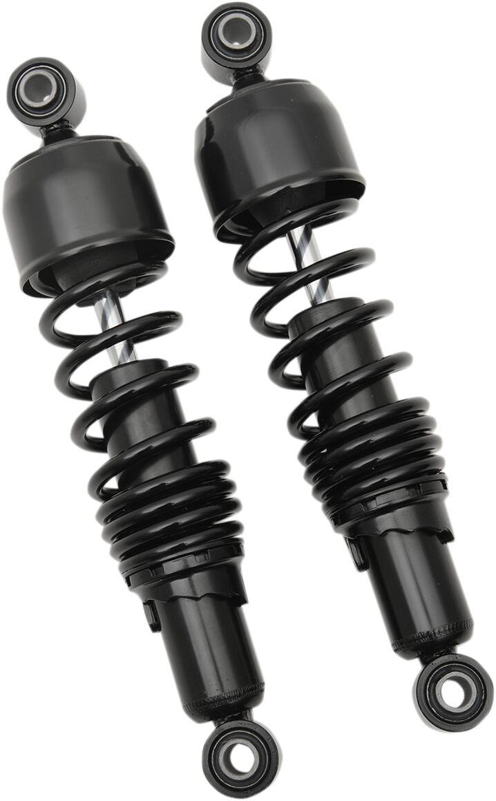 C16-0127B - Drag Specialties Replacement Shock Absorber For Harley Davidson FLHR 1340 1994-1998 Rear 279.40 mm (11.00") - Black