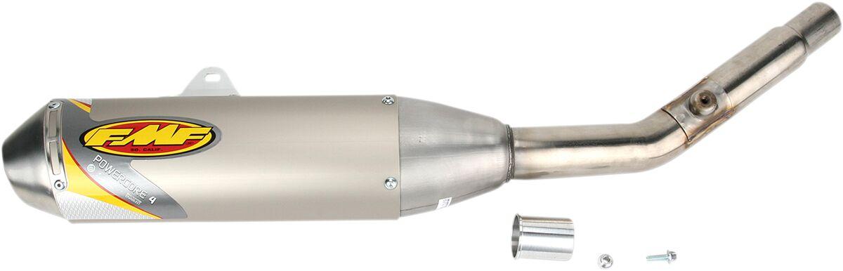 044220 - FMF Powercore 4 Silencer For Yamaha WRF250 2003-2006 - Silver