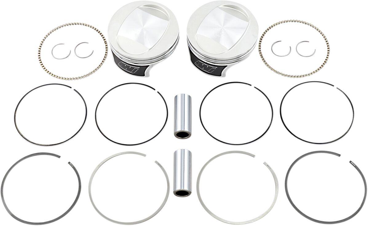 WK0210P2 - Wiseco Tracker Series Piston Kit For Harley Davidson FLHR 1584 2007-2008 +0.020"