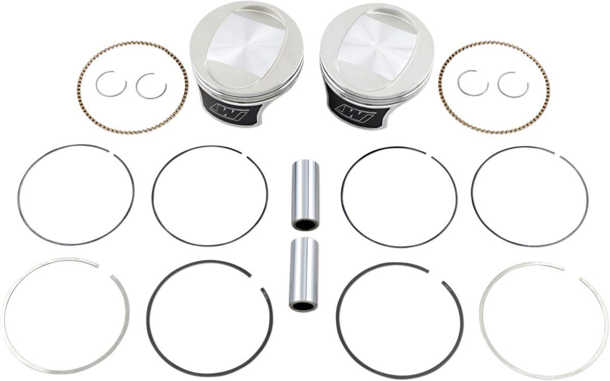 WK0207P1 - Wiseco Tracker Series Piston Kit For Harley Davidson FLHR 1450 1999-2003 +0.010"