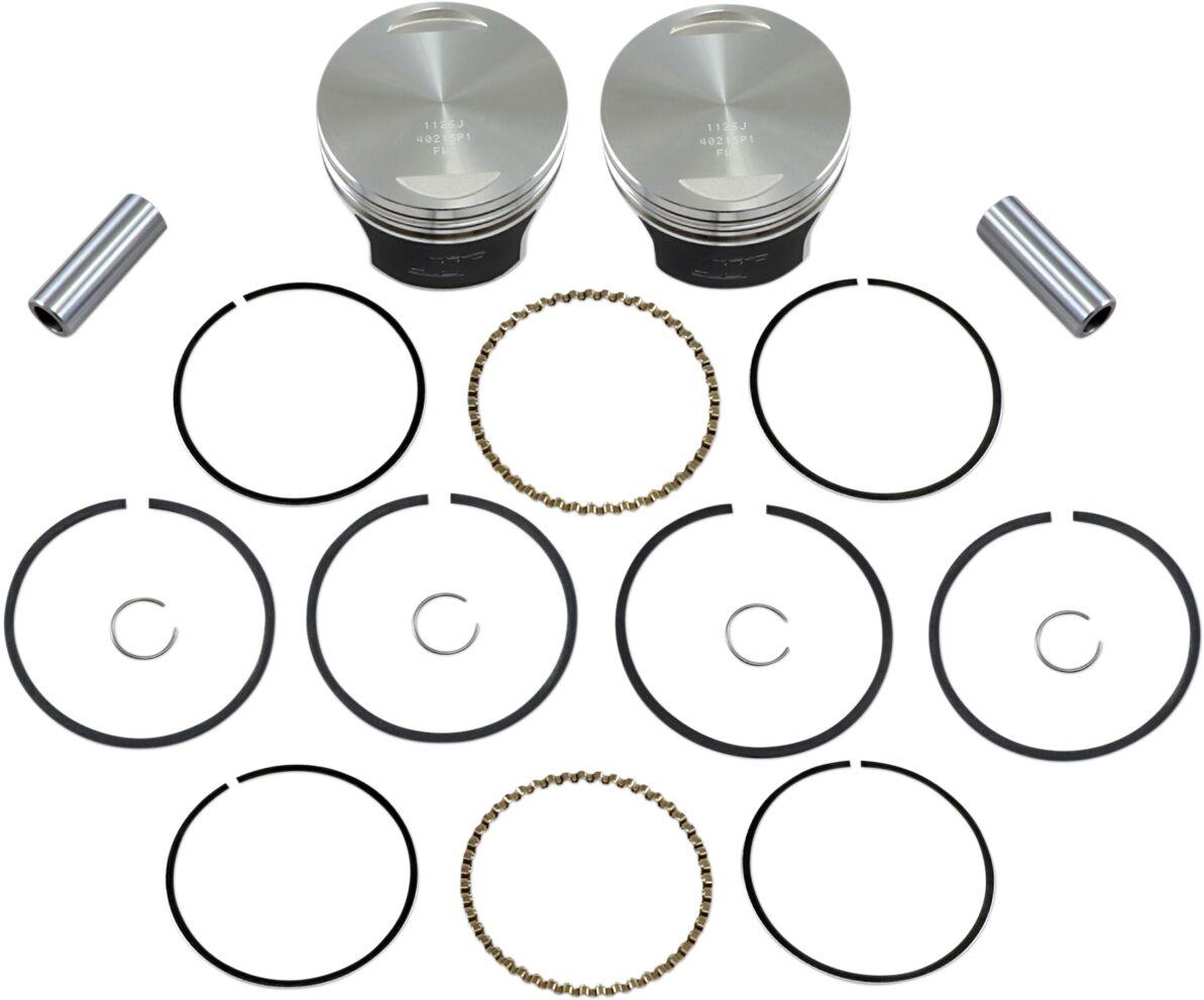 WK0215P1 - Wiseco Tracker Series Piston Kit For Harley Davidson FLH Electra Glide Standard 1984-1985 +0.010"