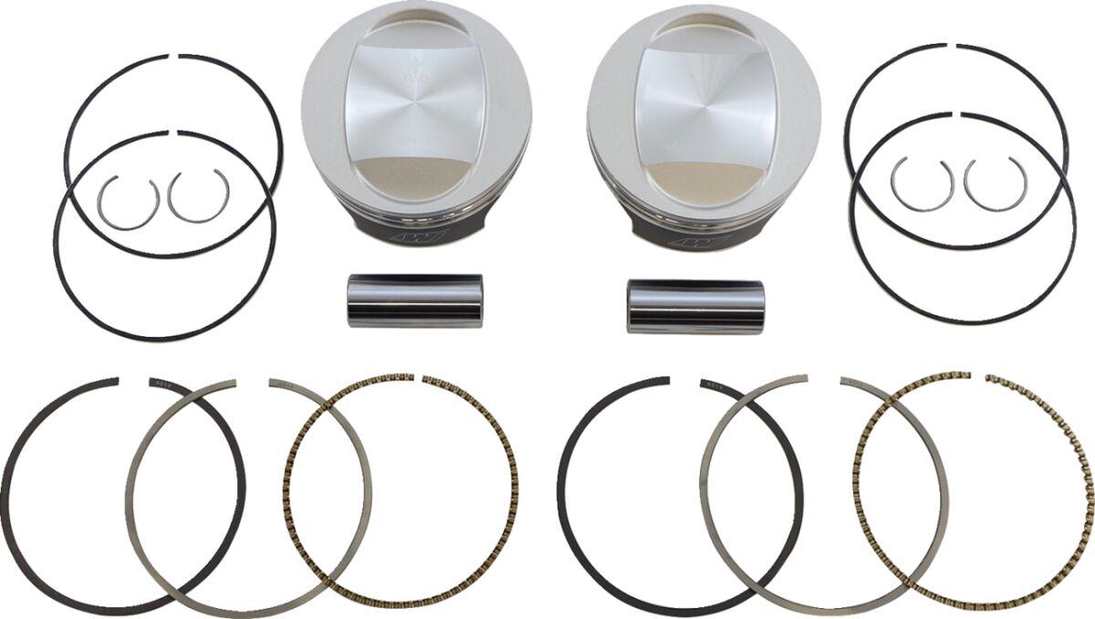 WK0210P1 - Wiseco Tracker Series Piston Kit For Harley Davidson FLHR 1584 2007-2008 +0.010"