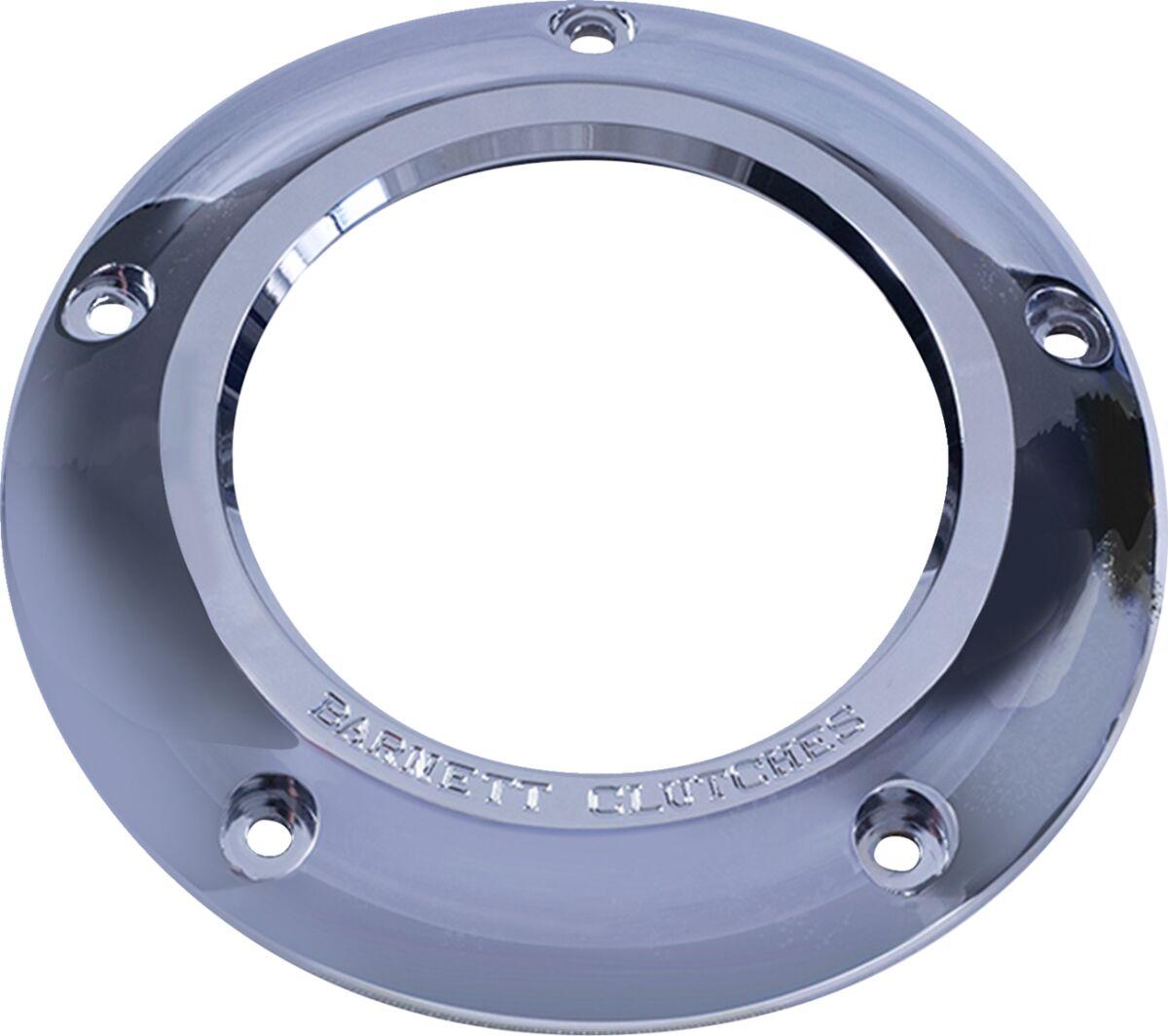 343-30-43018 - Barnett Derby Cover For Harley Davidson FLDE 1750 2018-2020 - Chrome/Clear