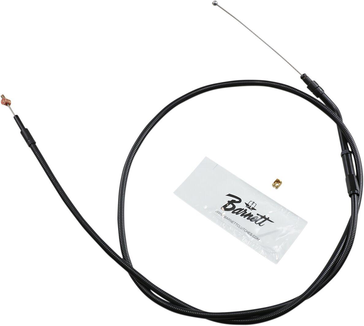 131-30-30041-06 - Barnett Stealth Series Throttle Cable For Harley Davidson XL 1200 C 2007-2016 95.5cm (37-1/2") - Black