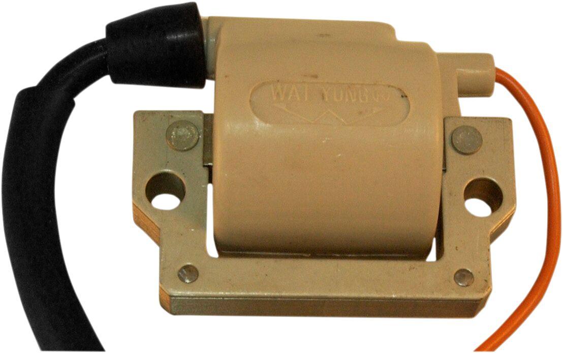 24-72400 - Emgo Ignition Coil For Yamaha DT 175 1974-1975 - Black/Brown