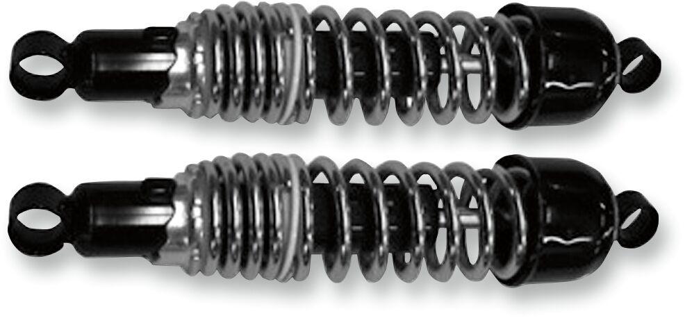 17-05512 - Emgo Classic Shocks For Suzuki GN 400 1980 Rear 335.00 mm (13.20") - Black/Chrome