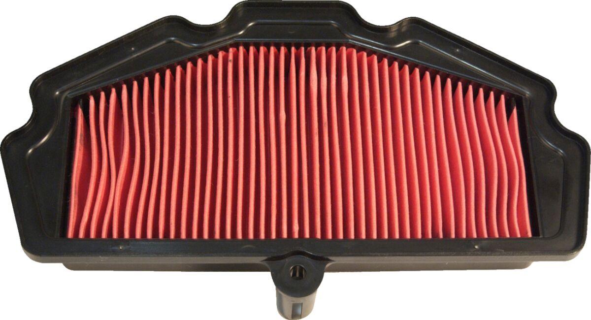 12-92702 - Emgo Air Filter For Kawasaki EN 650 2015-2016 - Black/Red