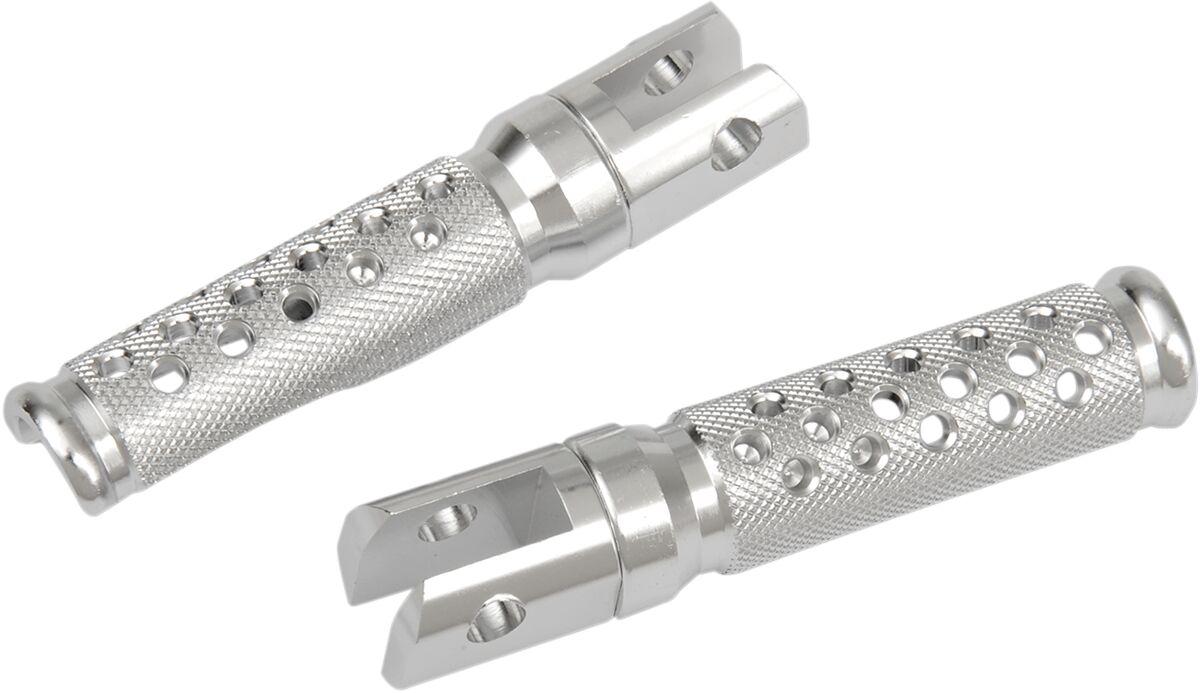 50-11211A - Emgo Slash Cut Footpegs For Honda CBR 1000 F 1987-1999 - Silver
