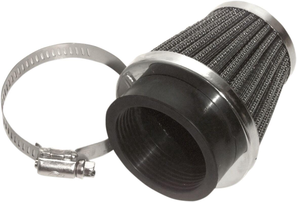 12-55748 - Emgo Clamp On Pod Air Filter For Honda CB 250 N 1978-1981 - Black/Chrome