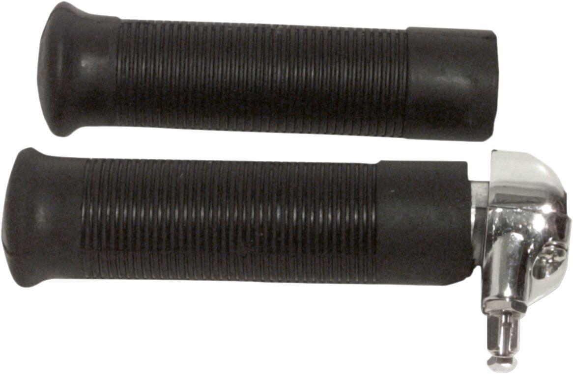 44-29480 - Emgo 7/8" Jackhammer Throttle - Black/Chrome
