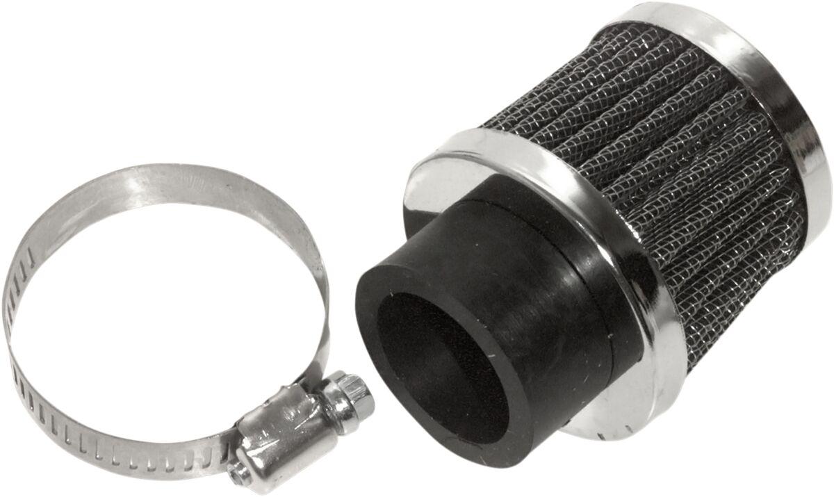 12-55728 - Emgo Clamp On Pod Air Filter For Kawasaki AR50 1984-1992 - Black/Chrome