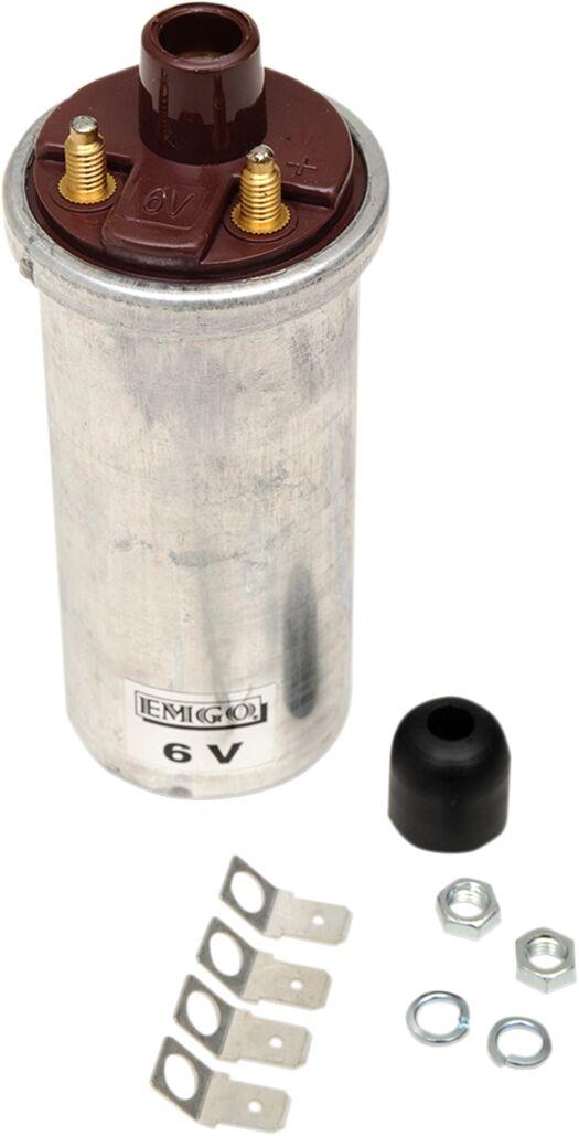 24-71516 - Emgo Ignition Coil For Bsa A 50 500 1966-1967 - Grey