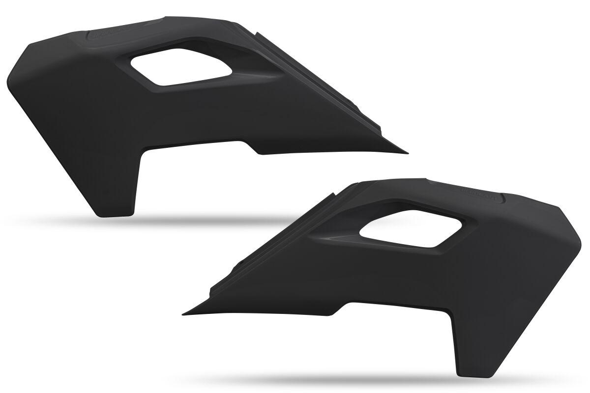 Ufo Black Hu04308#001 - Radiator Scoops For Husqvarna Fc250 2023-2024
