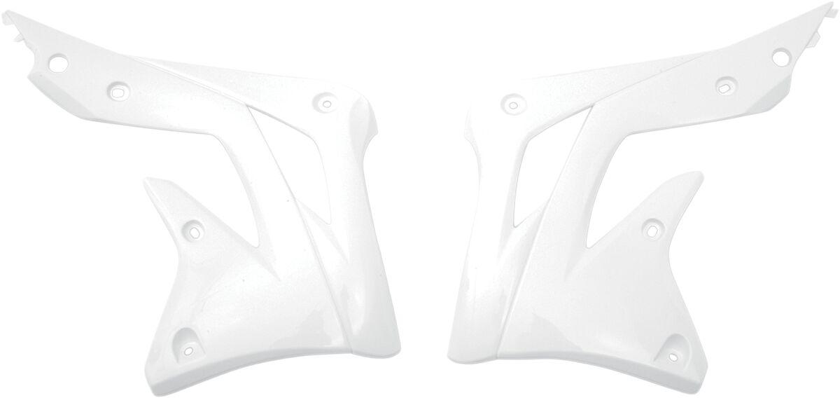 Ufo White Ka04719#047 - Radiator Scoops For Kawasaki Kxf450 2012-2015