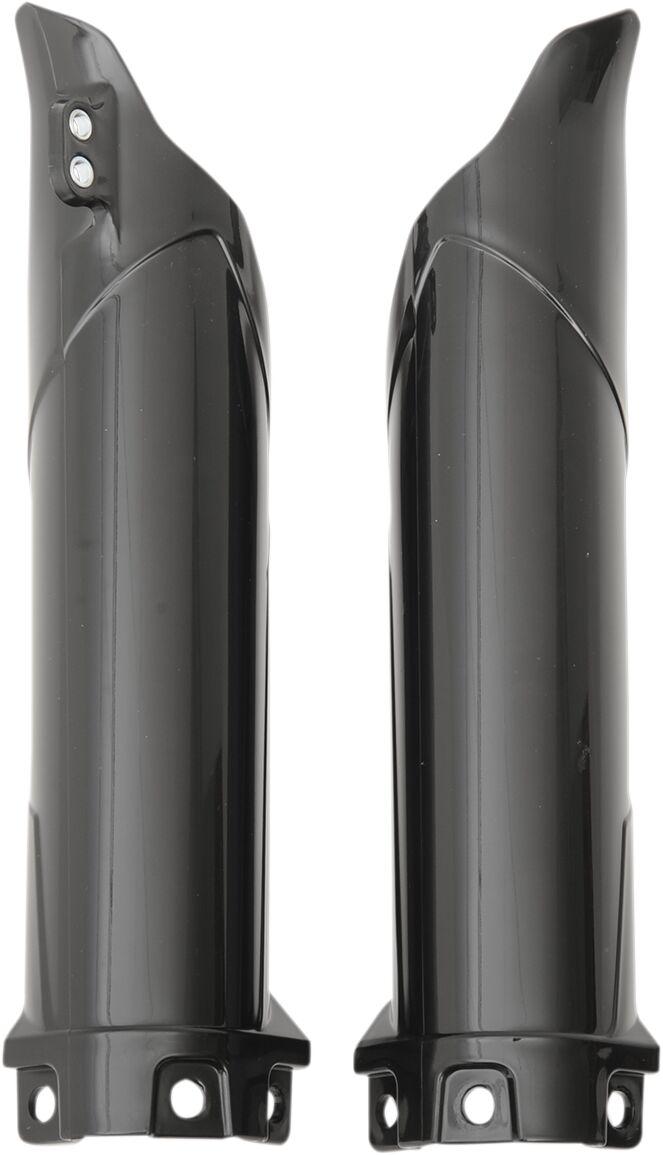KA04731#001 - UFO Fork Guards For Kawasaki KX 112 - Black