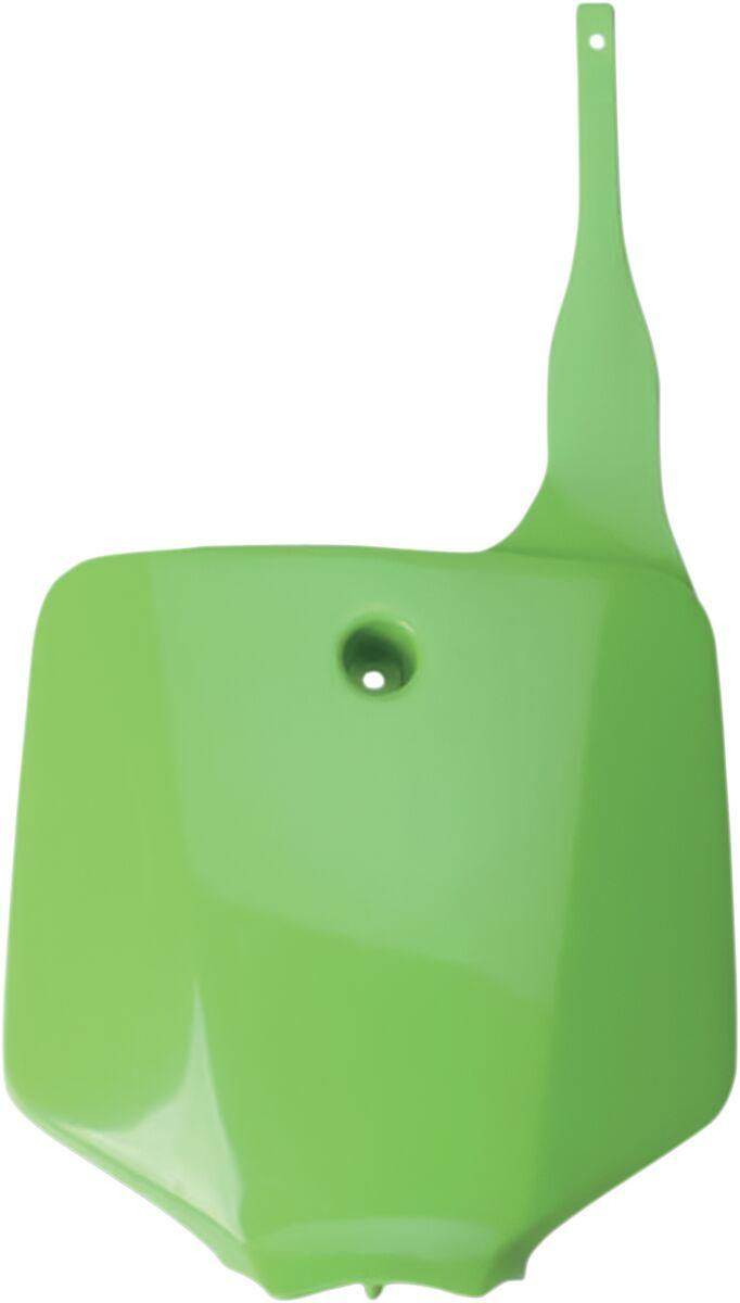 Ufo Kx Green Ka03732#026 - Front Number Board For Kawasaki Klx110 2002-2009