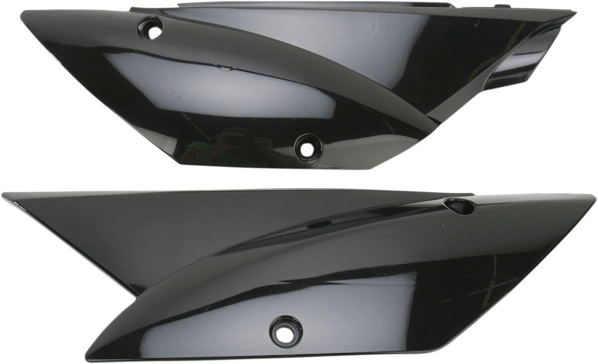 KA04717#001 - UFO Side Panels For Kawasaki KLX110 2010-2020 - Black