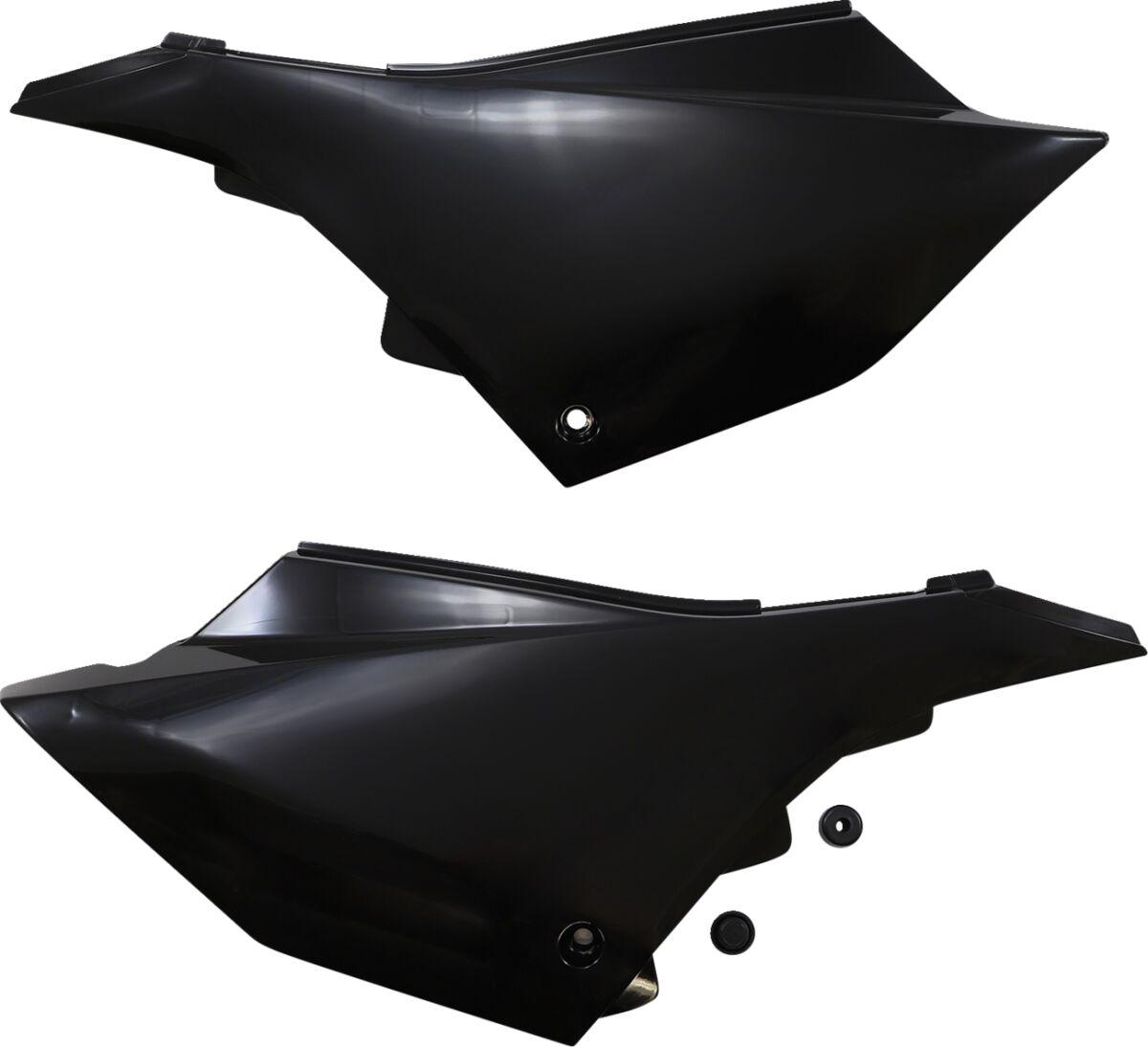 Ufo Black Ya04877#001 - Side Panels For Yamaha Yz125 2022-2025