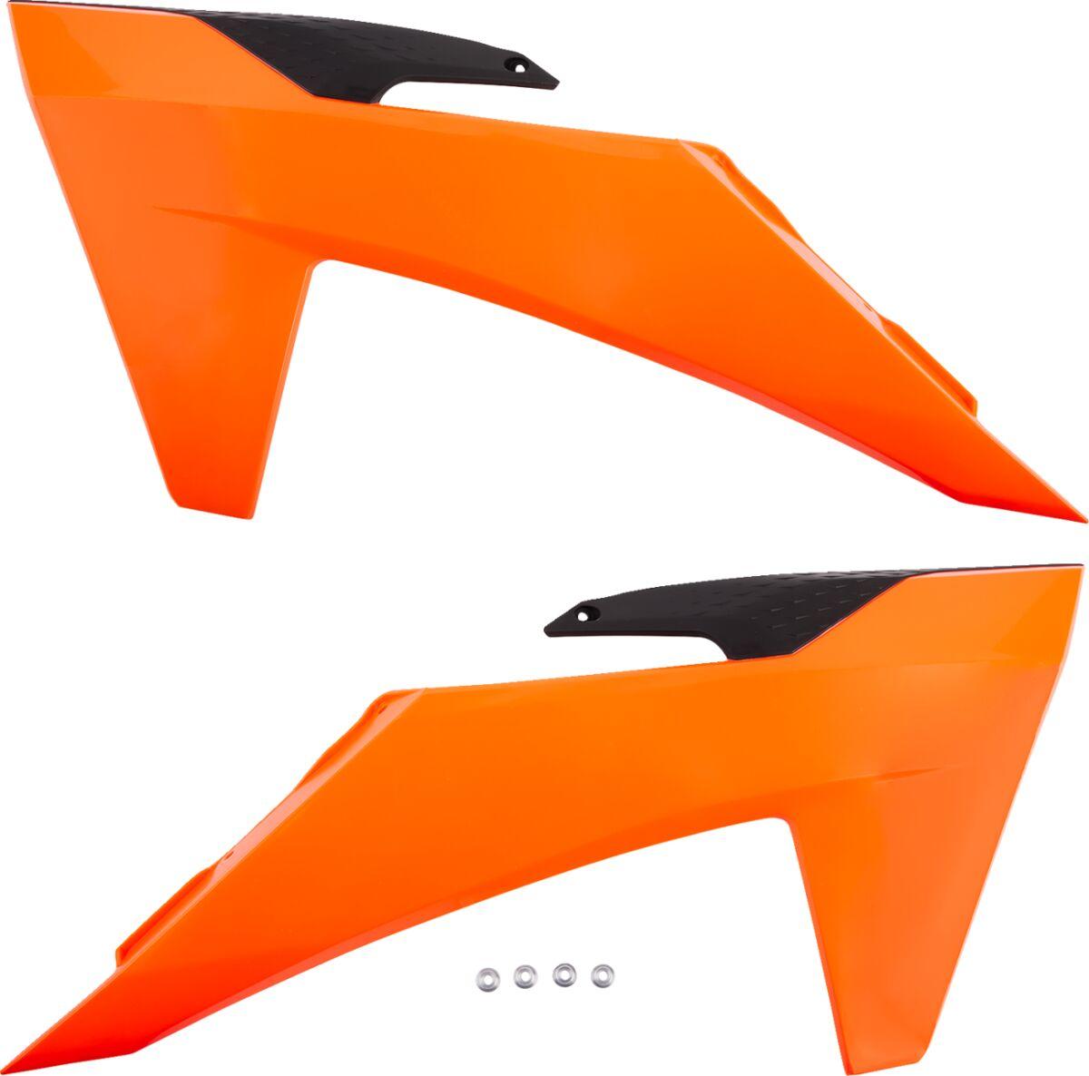 Ufo Fluorescent Orange Kt05011#Fflu - Radiator Scoops For Ktm Exc150 Tbi 2024-2025