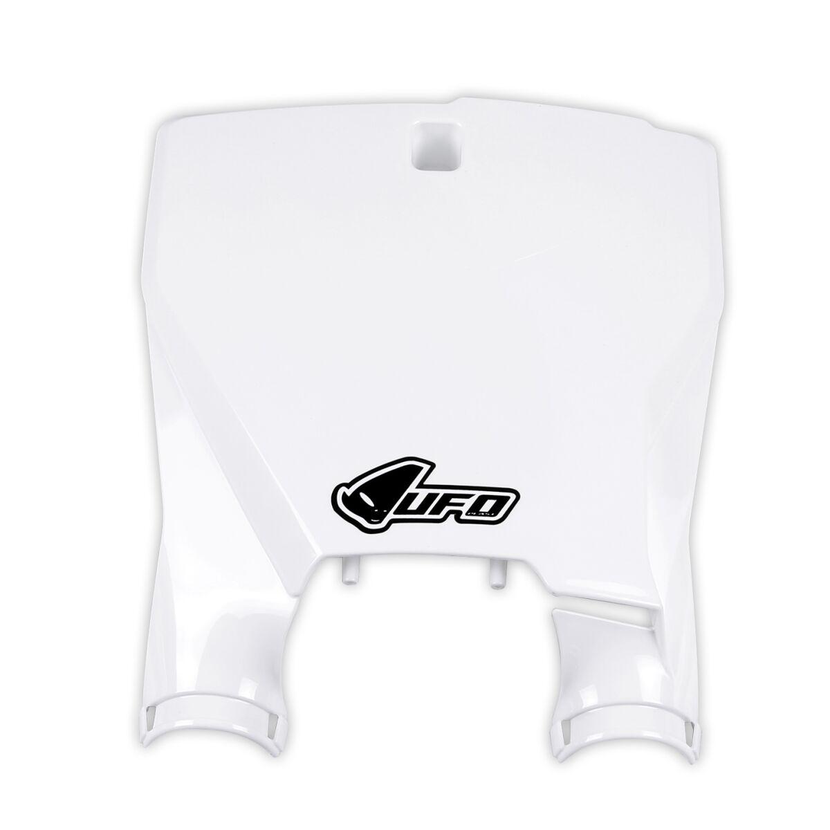 HU03373#041 - UFO Front Number Board For Husqvarna FC250 2016-2022 - White