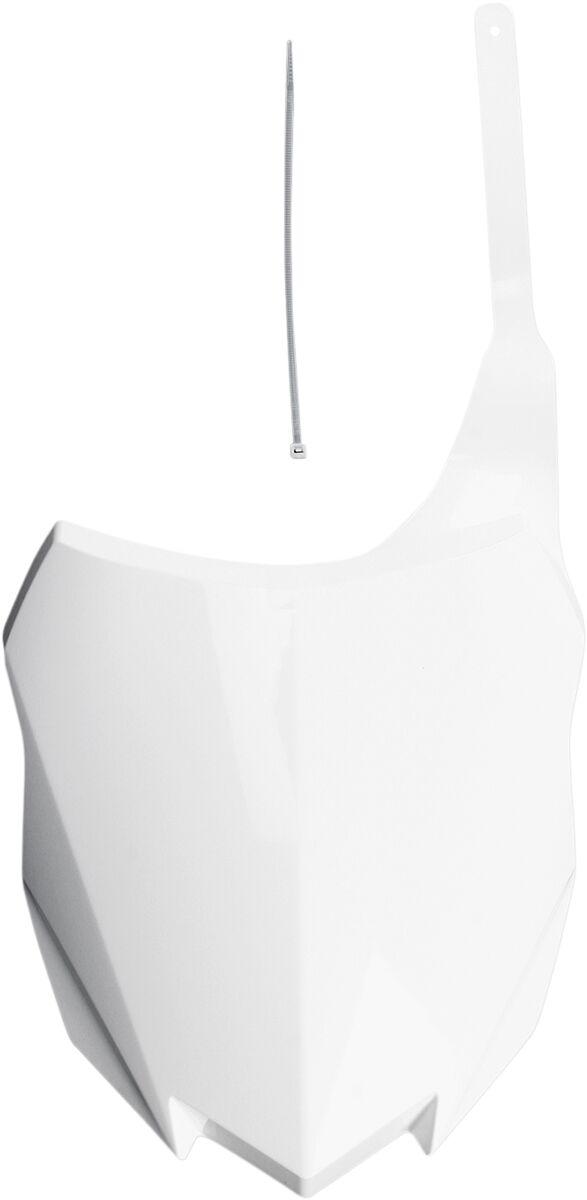 Ufo White Ka04724#047 - Front Number Board For Kawasaki Kxf250 2013-2016