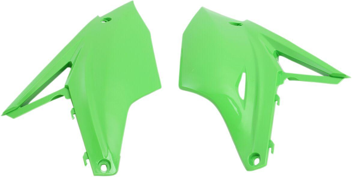 Ufo Kx Green Ka04737#026 - Side Panels For Kawasaki Kxf250 2017-2020