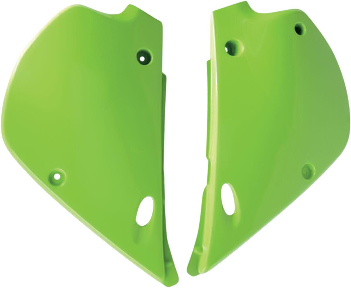 Ufo Kx Green Ka02760#026 - Side Panels For Kawasaki Kx80 1991-1997