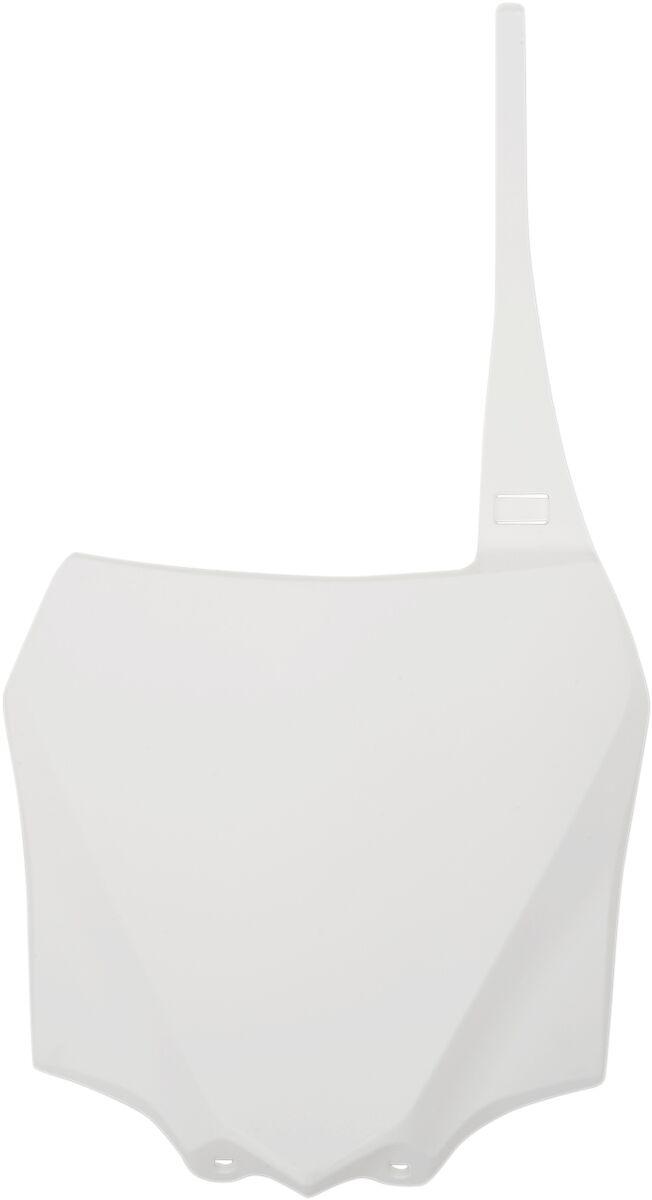 Ufo White Ka04730#047 - Front Number Board For Kawasaki Kx 112