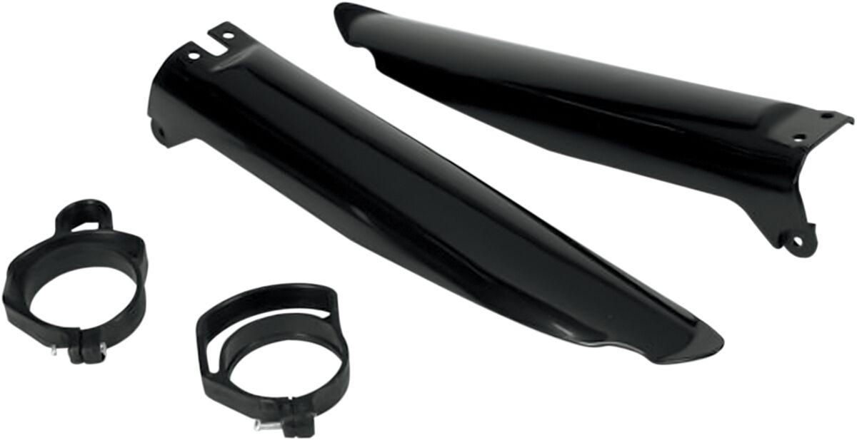 Ufo Black Ka03704#001 - Fork Guards For Kawasaki Kx125 1996-1998