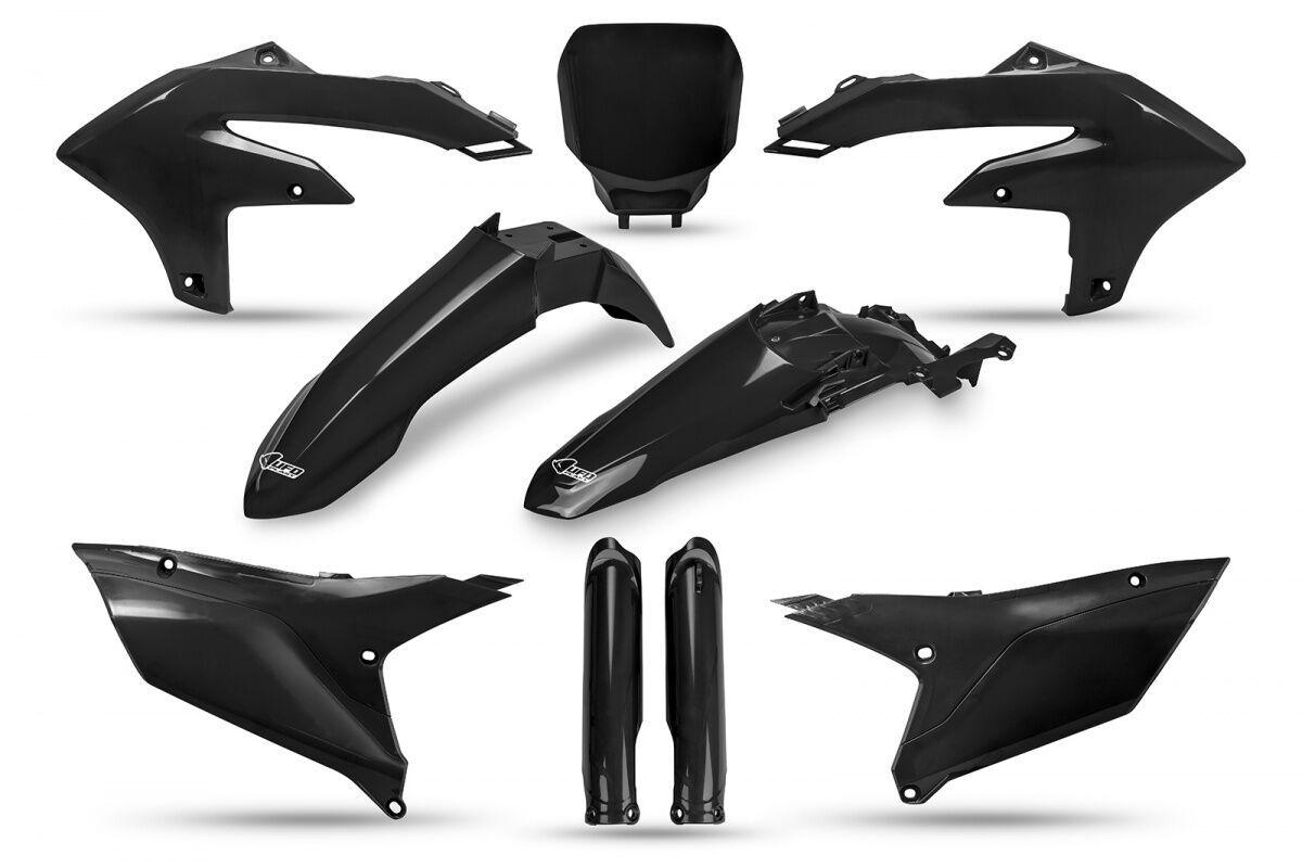Ufo Black Yakit326f@001 - Plastics Kit For Yamaha Yzf250 2024