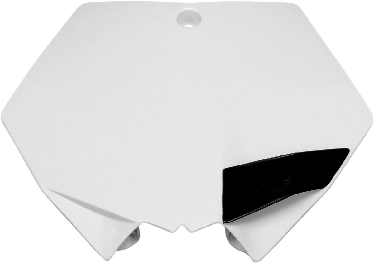 Ufo White Kt03093#047 - Front Number Board For Ktm Sx125 2007-2012