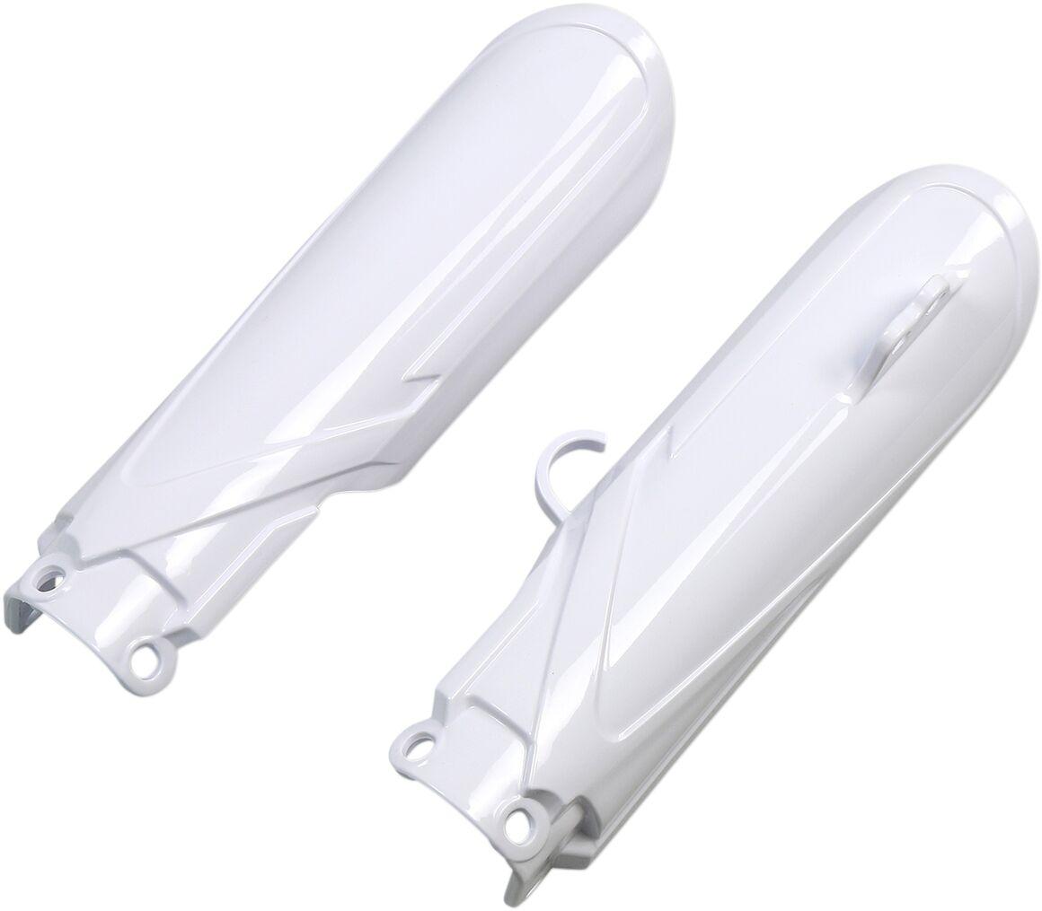 Ufo White Ya04870#046 - Fork Guards For Yamaha Yz65 2019-2025