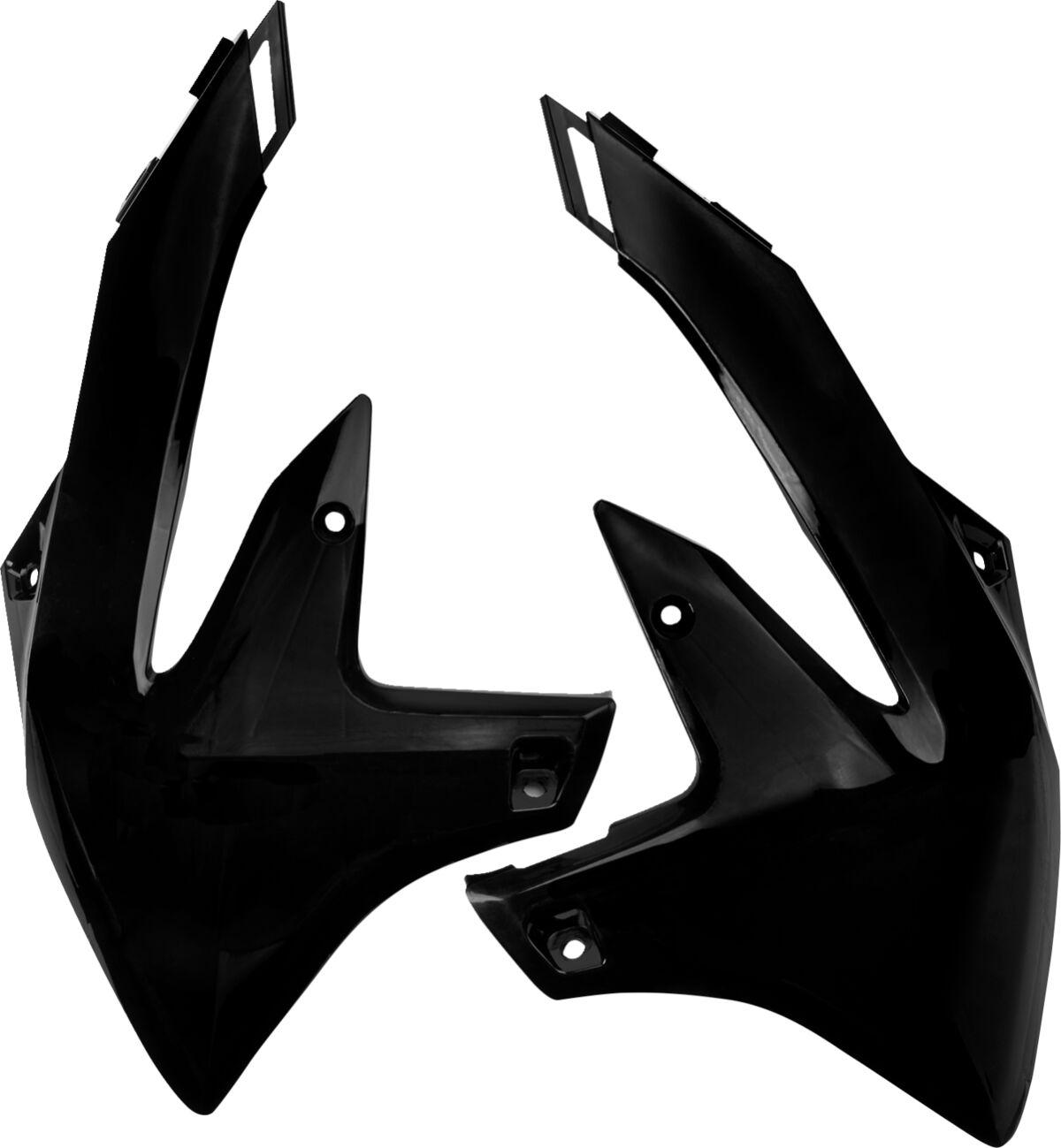 YA04892#001 - UFO Radiator Scoops For Yamaha YZF250 2024 - Black
